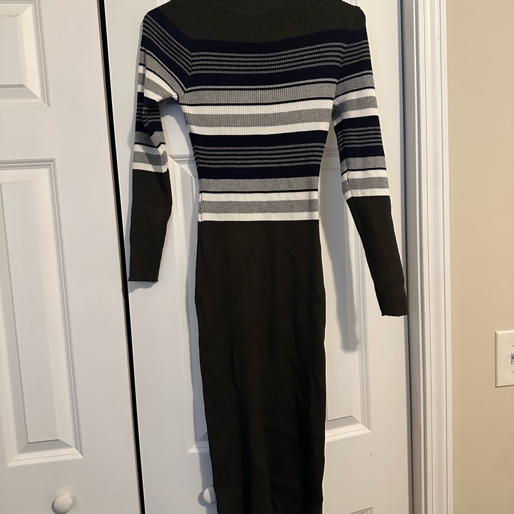 Striped Knit Dress